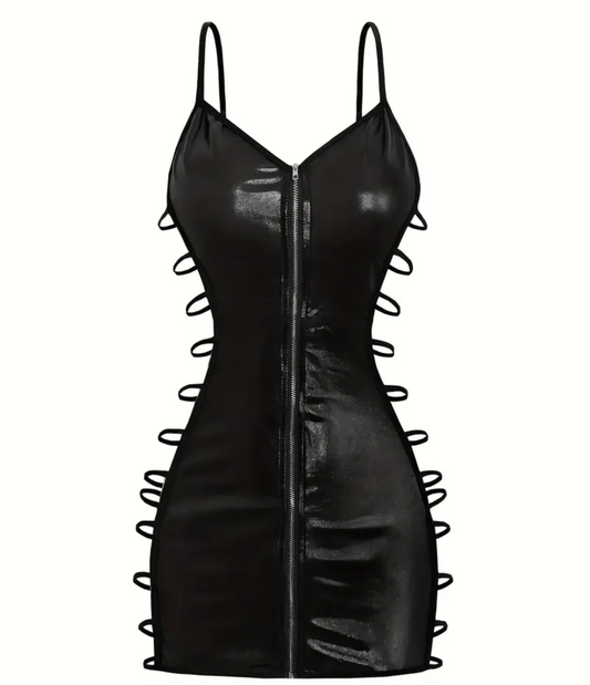 Dominatrix expose mini dress